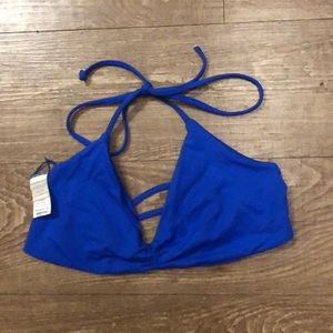 L Space Royal Blue Bikini Top